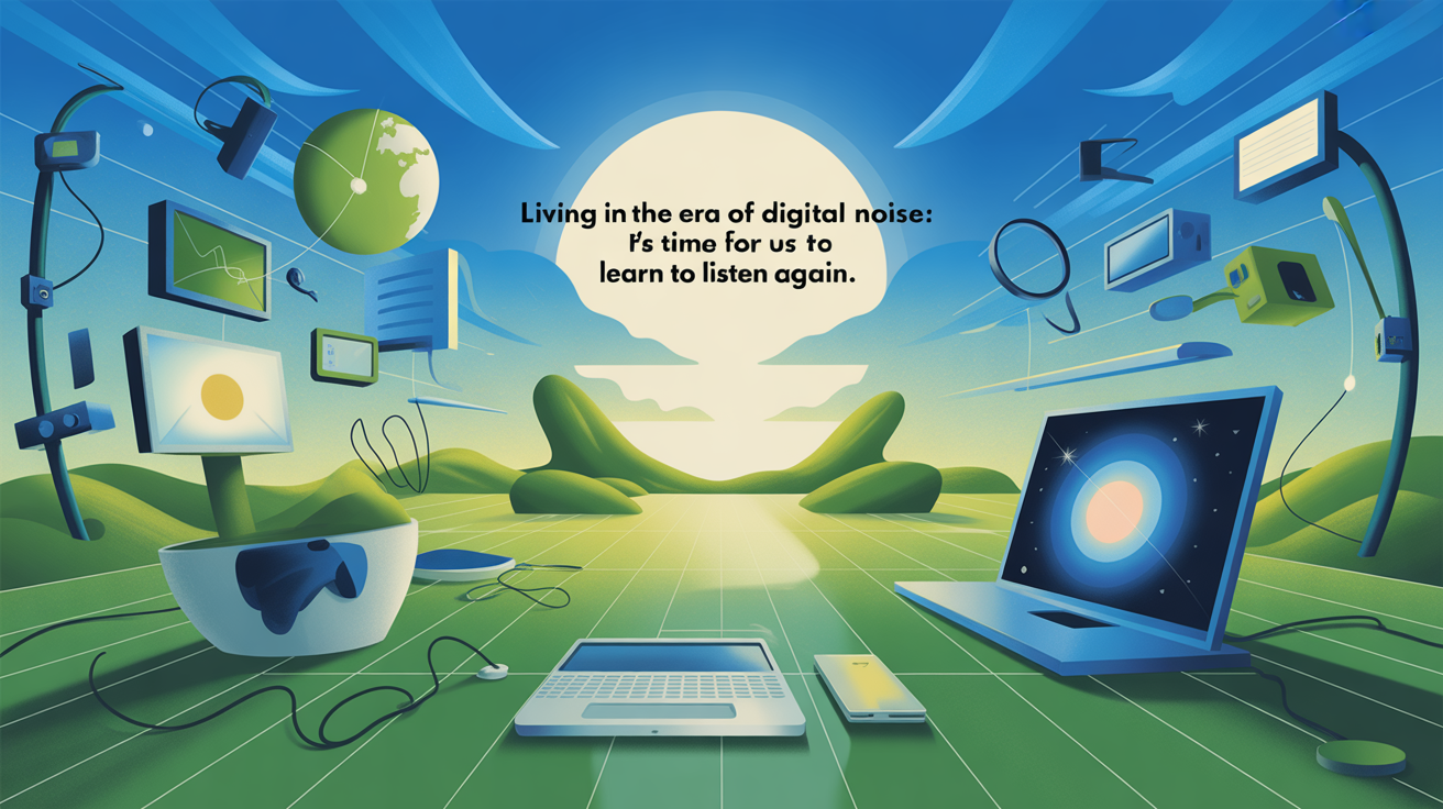 Hidup di Era Kebisingan Digital: Saatnya Kita Belajar Mendengar Lagi