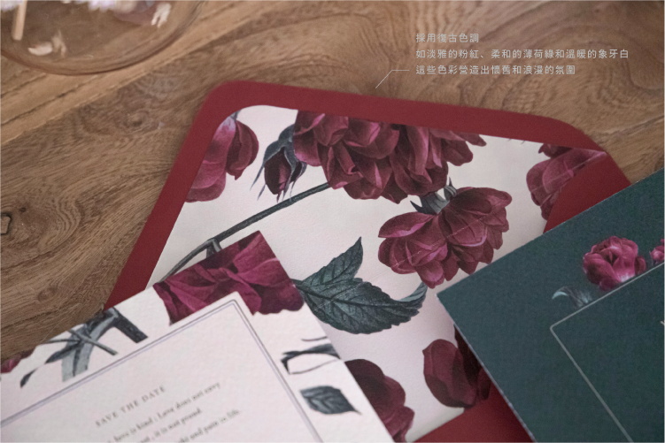 婚卡喜帖 - 永恆桔梗 商品圖4