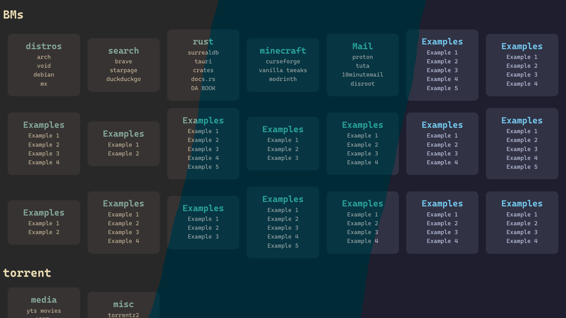 Screenshot simple themes