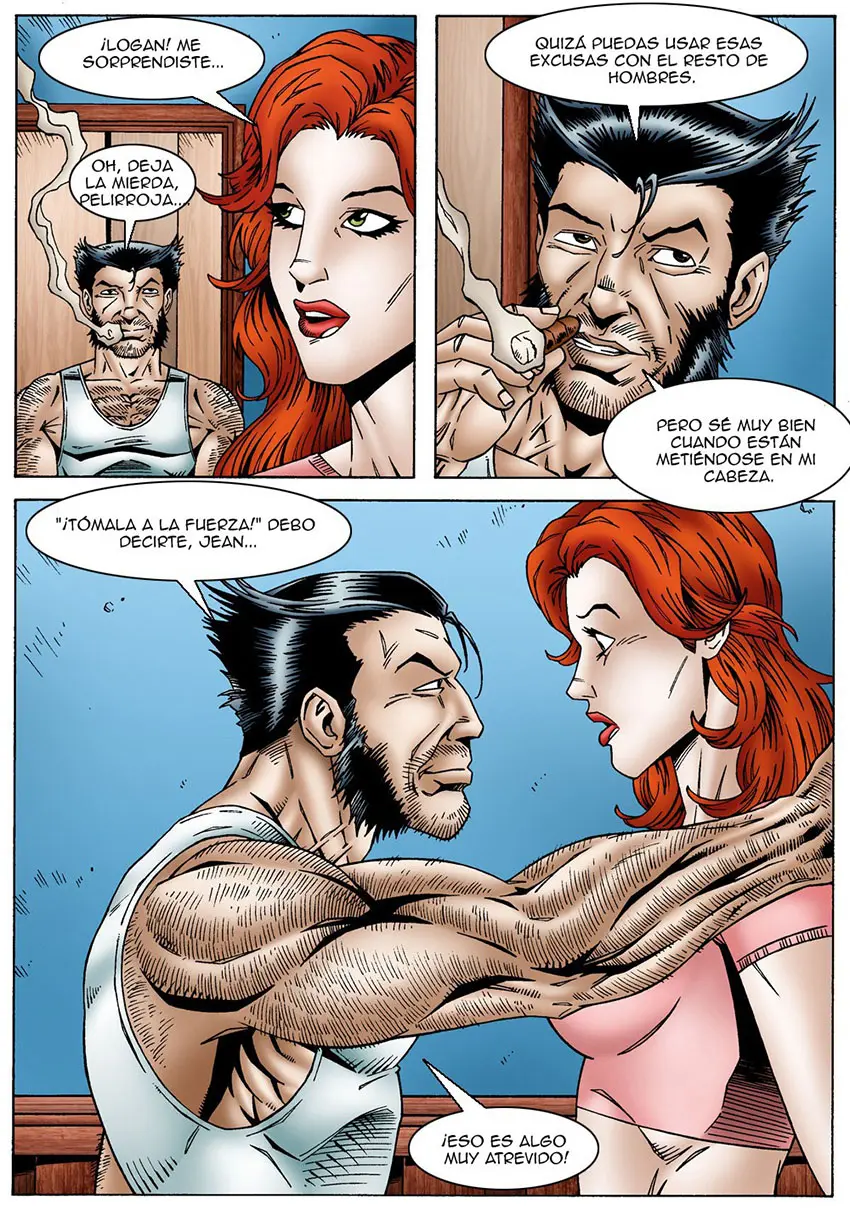 Jean Grey Engaña A Scott Summers Con Logan (Marvel) 8