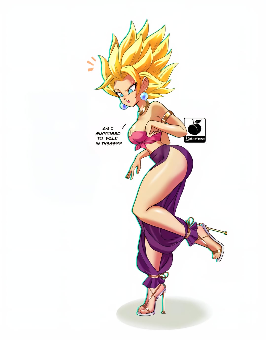 Caulifla in high heels [Dragon Ball]