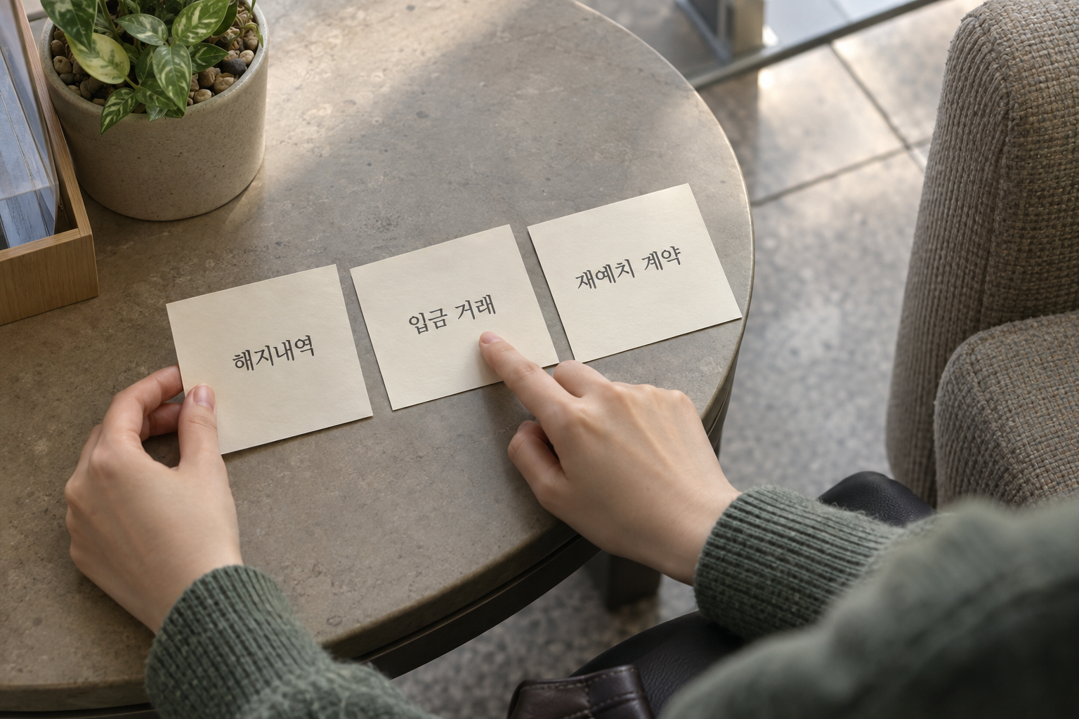 미해지·자동해지·재예치별로 확인할 계약과 금리를 나눈 설명