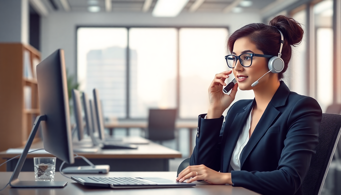 Agente inmobiliario en Cuernavaca usando su teléfono para contactar prospectos