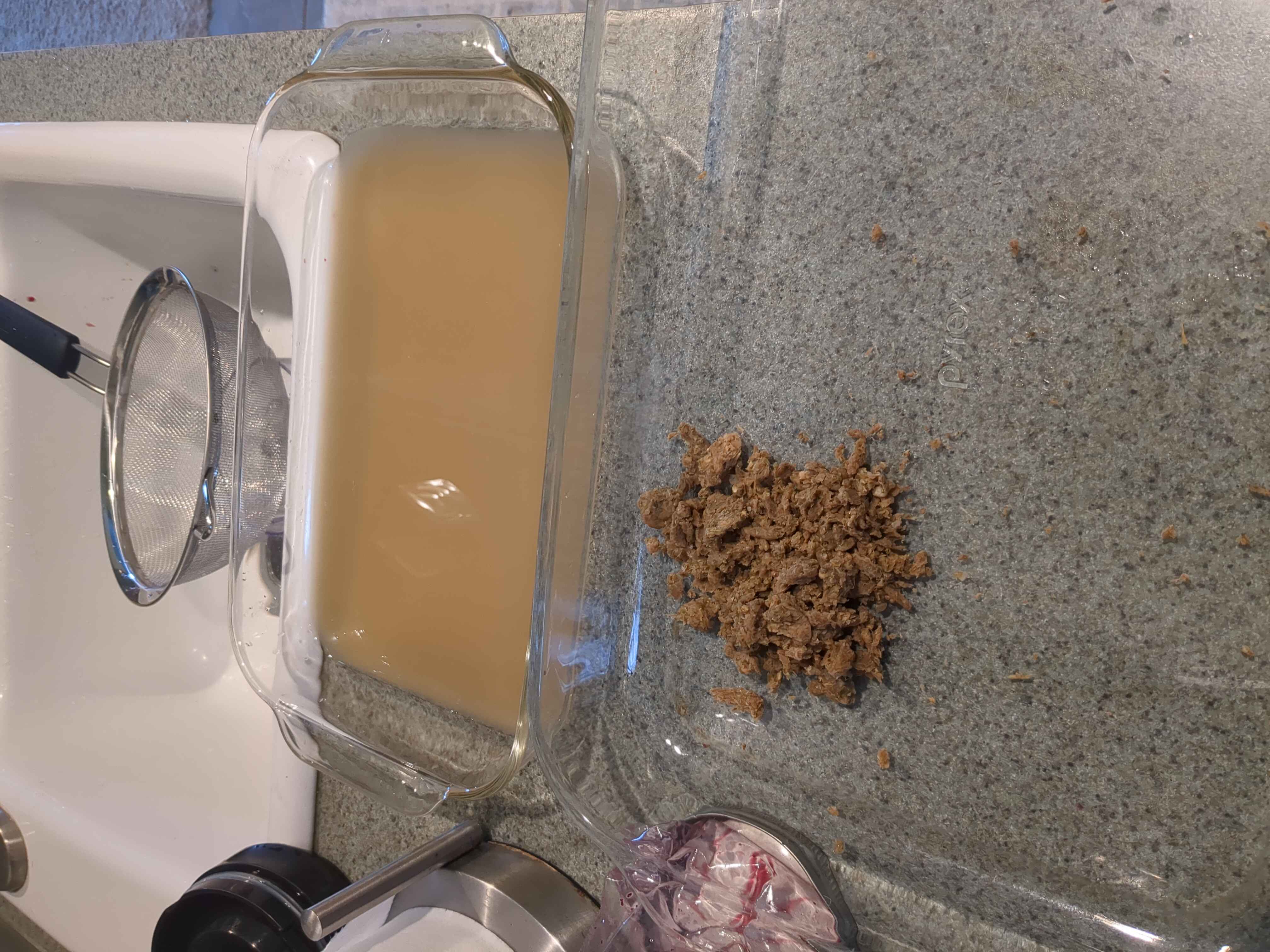 image of processed pico de gallo after fermentation