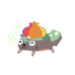 Fanart of  Loyal Bud Pebble | ac floofyfurret, which is the template creator!!!!!!