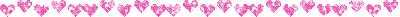 line of light pink glittering hearts line of light pink glittering hearts