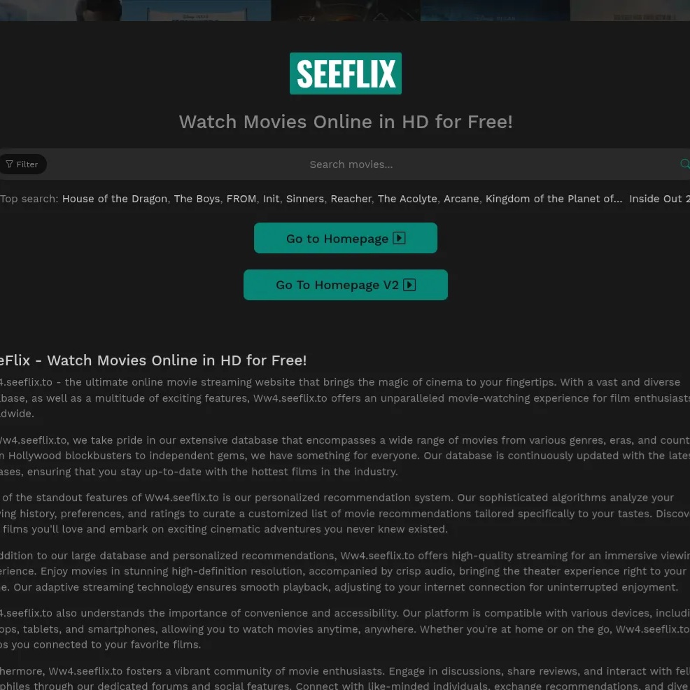SeeFlix Site