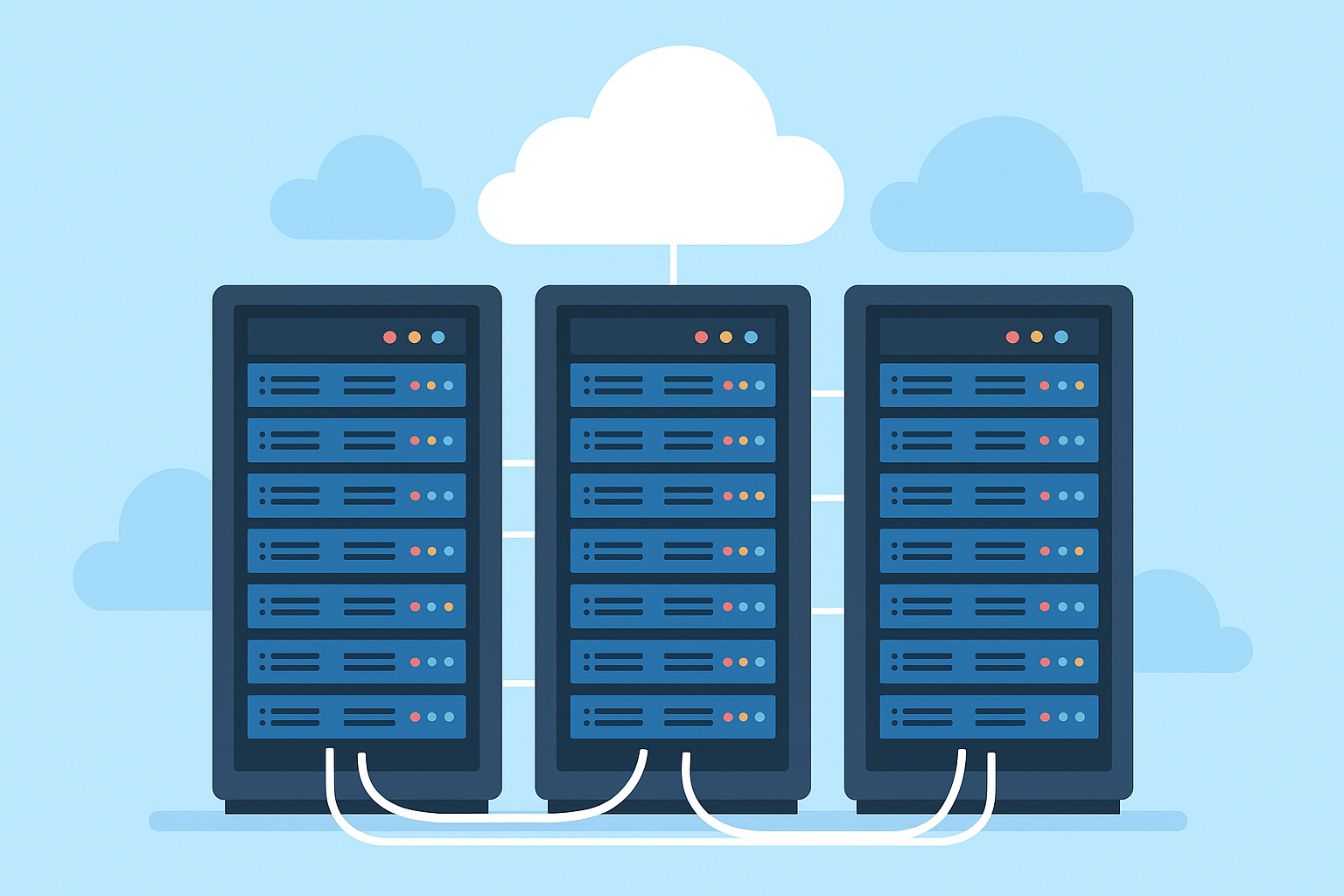 Server Illustration Front View