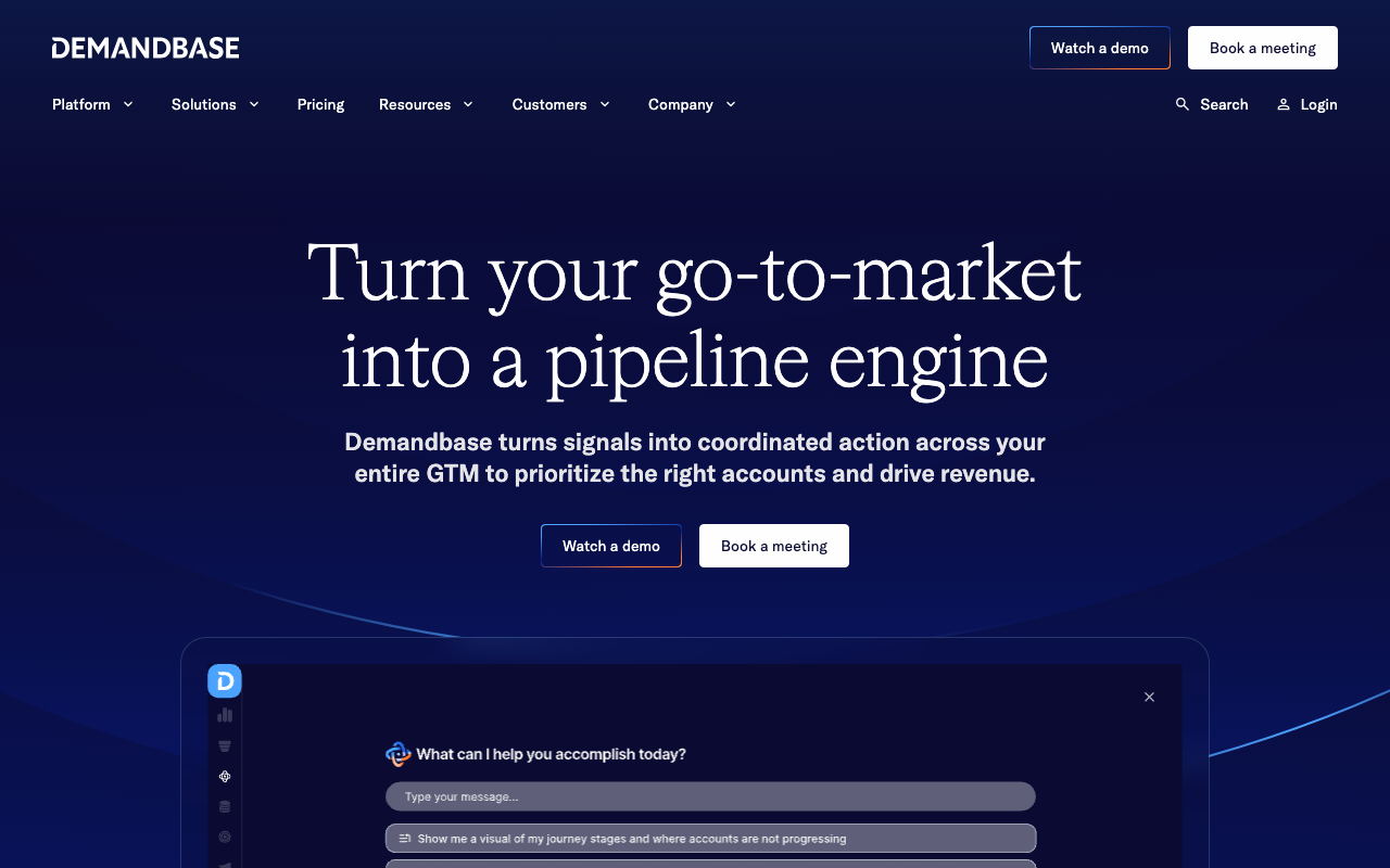 Demandbase - turn your go-to-market into a pipeline engine