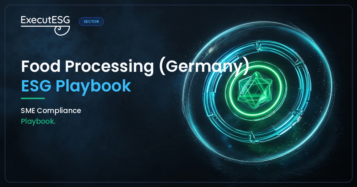 VS (VSME) for Food Processing in Germany: ESG Compliance & Carbon Guide