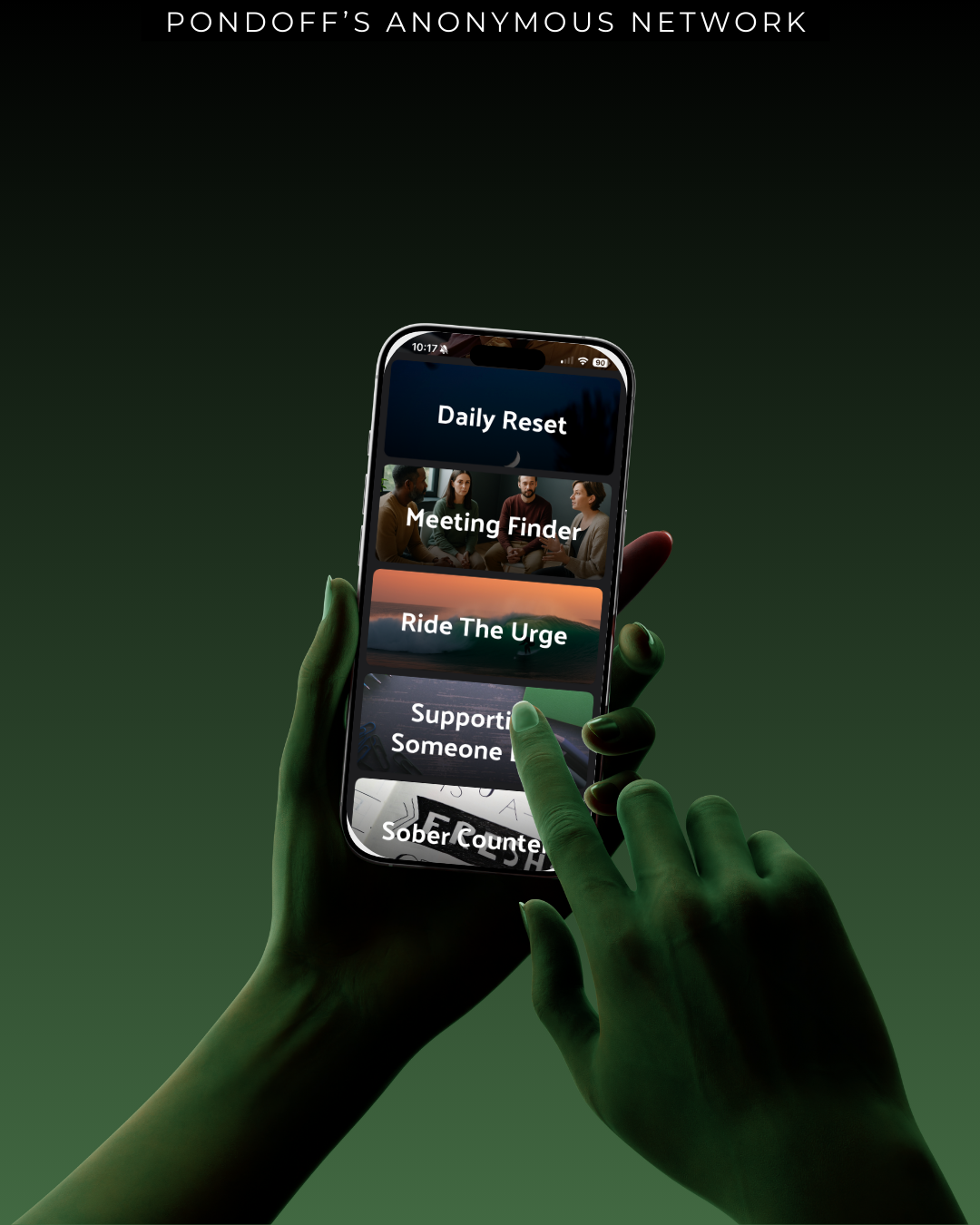 Pondoff’s Anonymous app preview