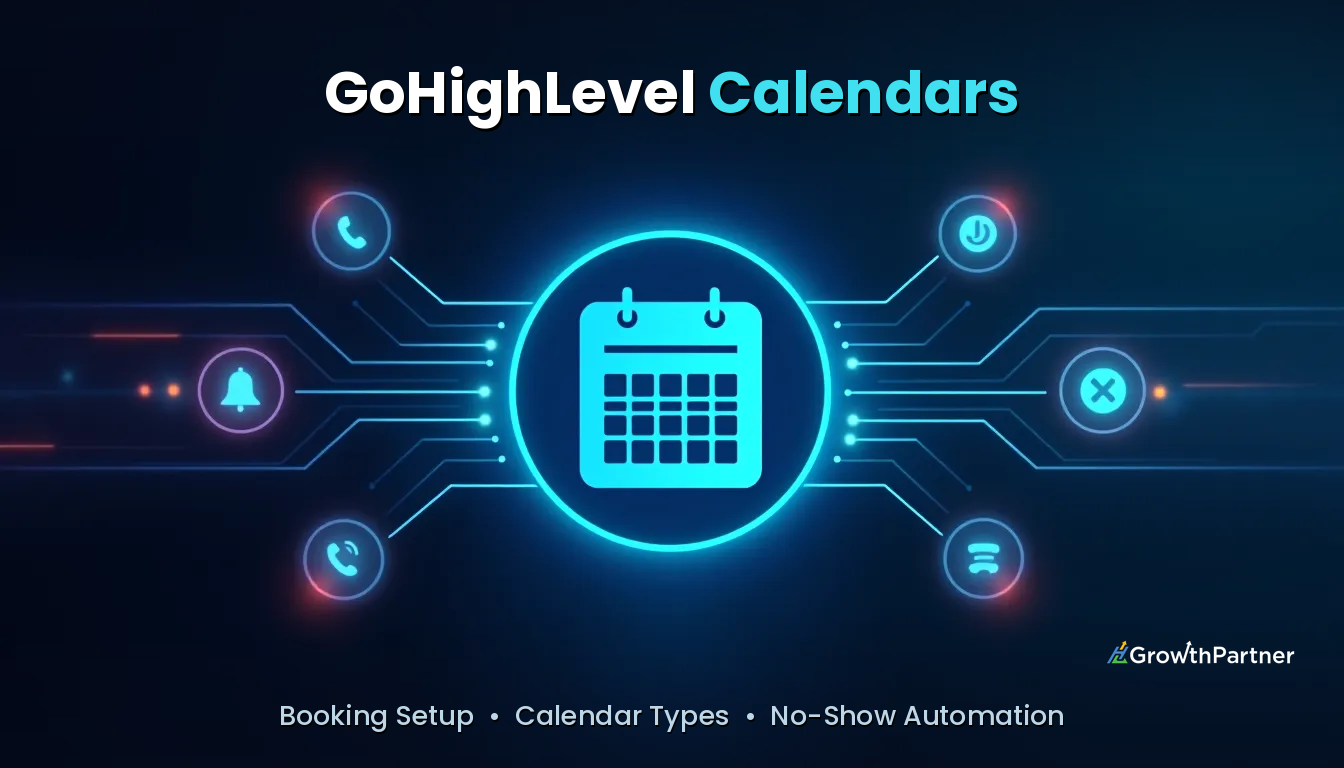 GoHighLevel Calendars: Setup, Types & No-Show Fixes (2026) — HL Growth Partner, Dr Priya Jaganathan