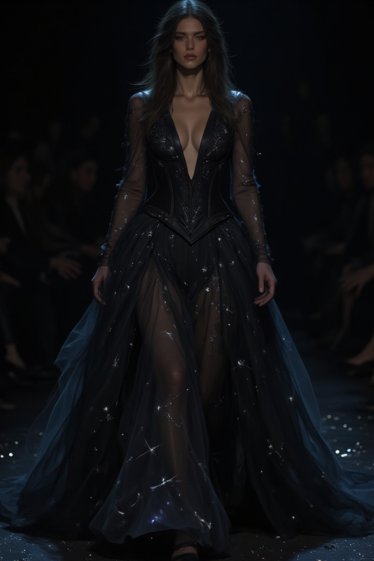 Midnight Ascendant Gown