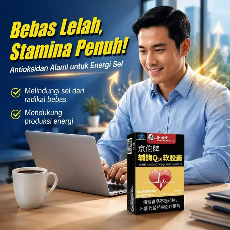 Bebas lelah stamina penuh - antioksidan alami untuk energi sel