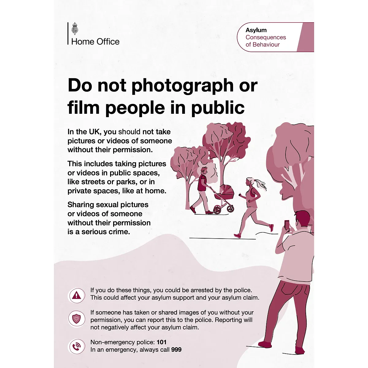 Pamphlet released by Home Office