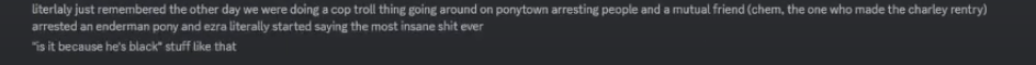 the actual proof of the racist joke making on ponytown