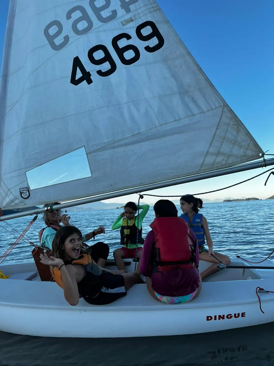 Encontro das águas — alunos a bordo