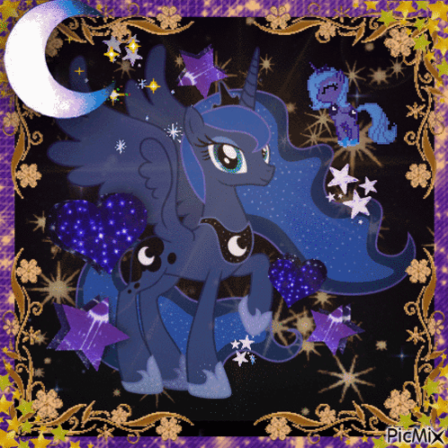 A picmix gif of Princess Luna from My Little Pony: Friendship is Magic