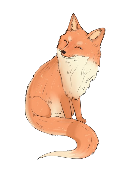 sleepy fox