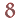 number 8 pixel