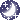 A pixel of a moon in a starry night