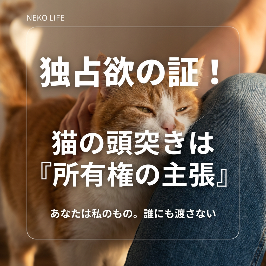 愛猫からの頭突きに隠された秘密を解明！ - Image 1
