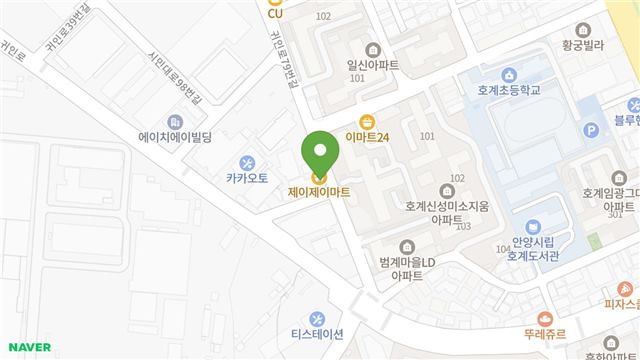 댕댕이의 하루 위치 지도
