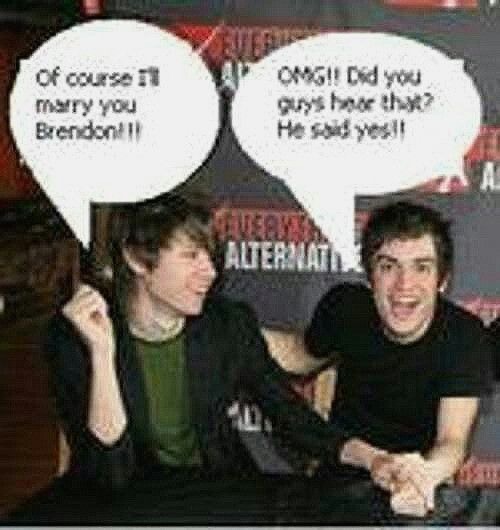 ry: of course i'll marry you brendon!
b: omg! did you guys hear that? he said yes! ry: of course i'll marry you brendon!
b: omg! did you guys hear that? he said yes!