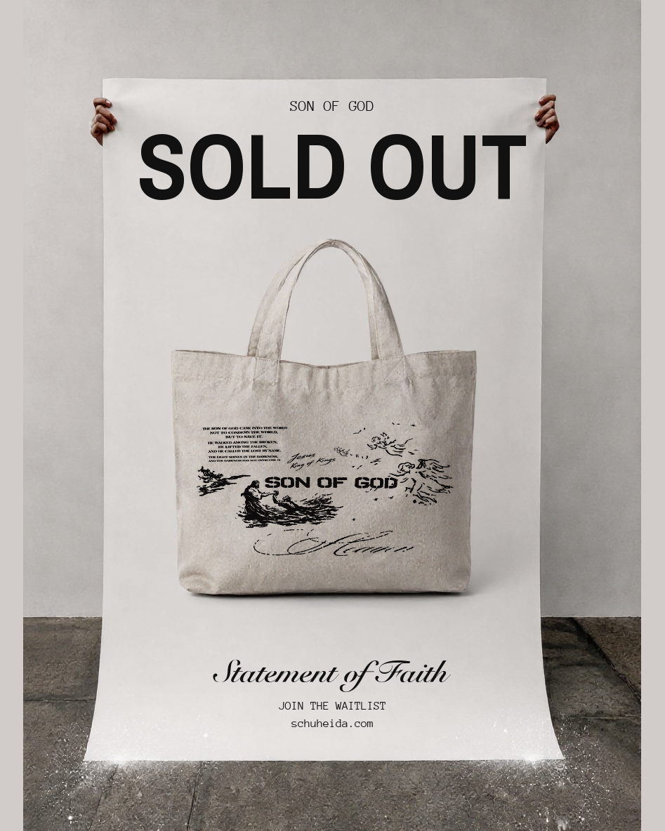 SON OF GOD Tote Bag, ausverkauft
