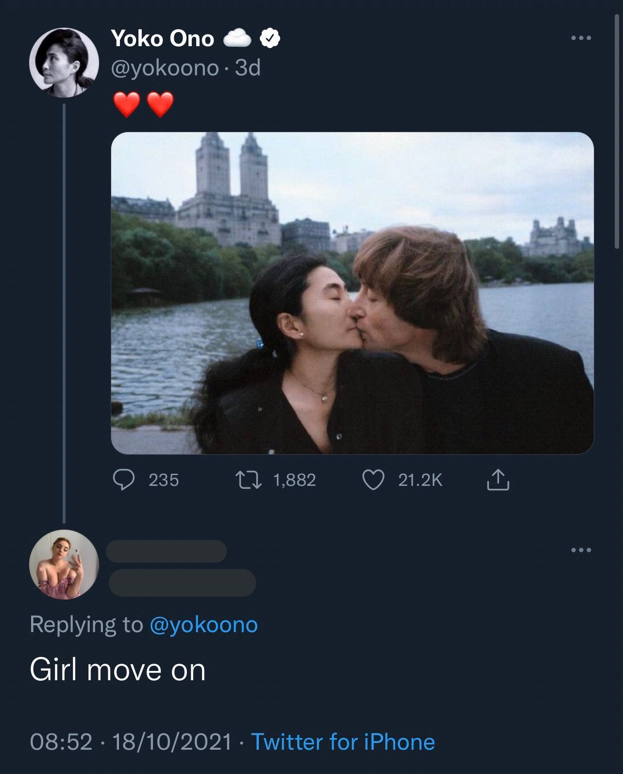 Girl move on