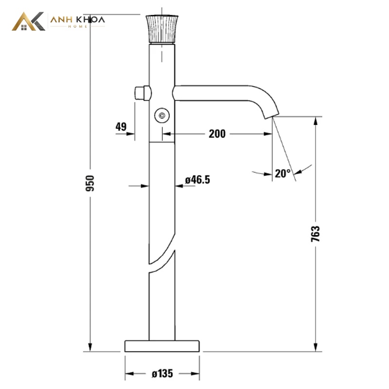 ban ve ky thuat voi bon tam dat san duravit wt5250000010