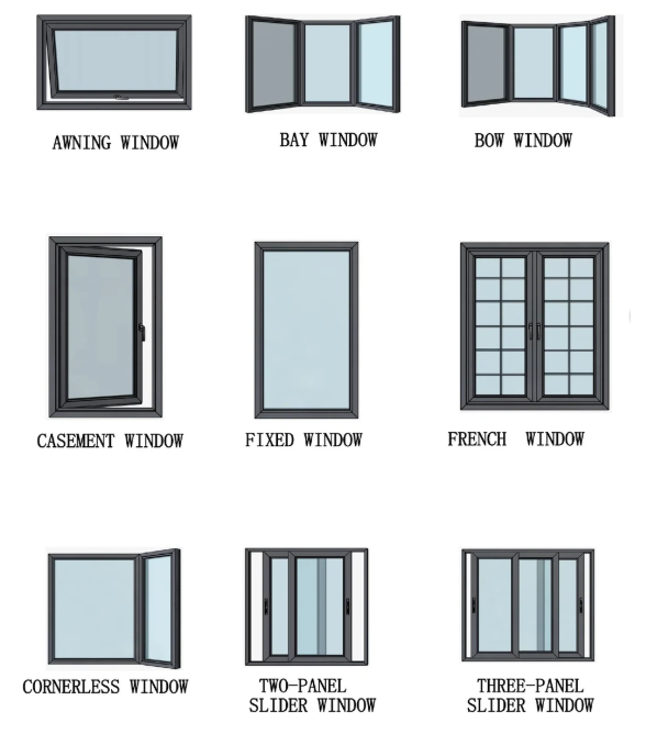 Aluminum windows and doors factory