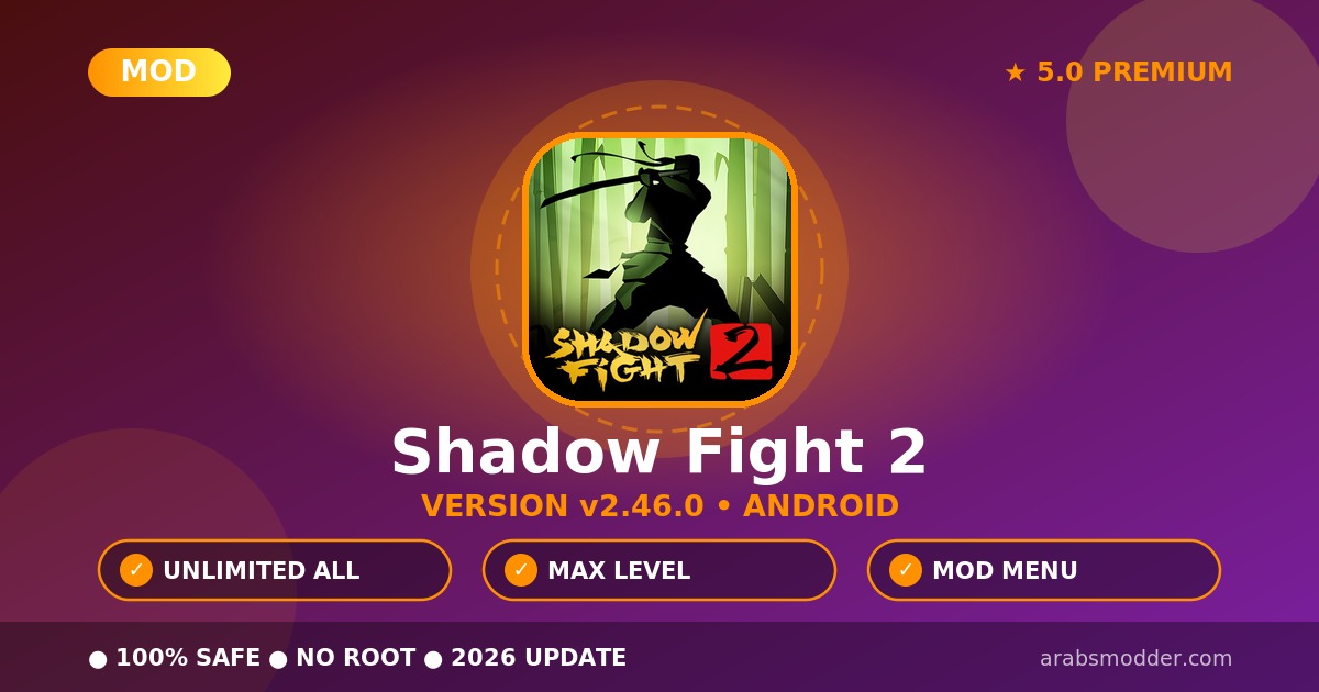Shadow Fight 2 MOD APK v2.46.0 — cover