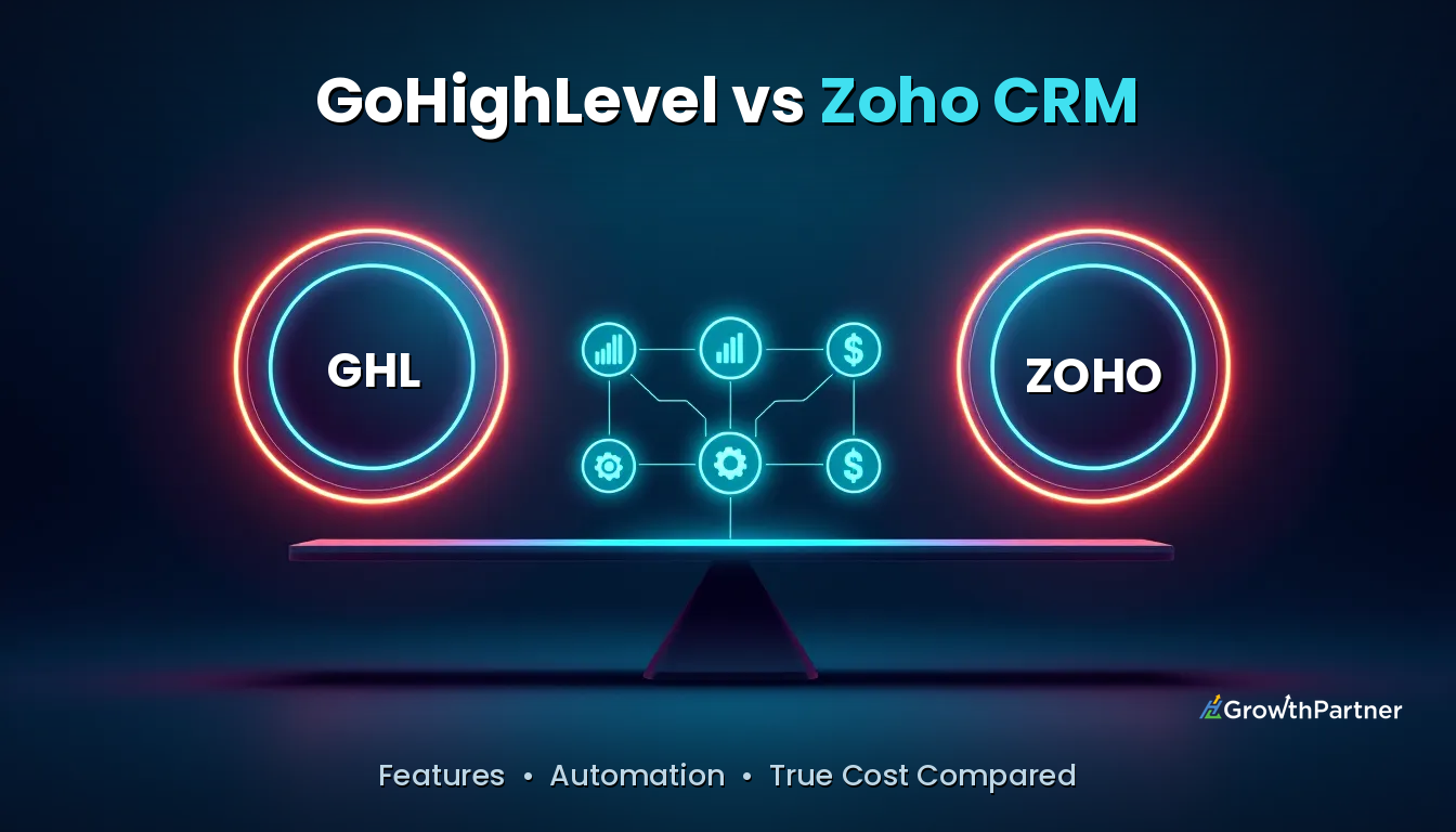 GoHighLevel vs Zoho CRM: Features &amp; True Cost (2026)