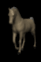 a cgi gif of a walking horse