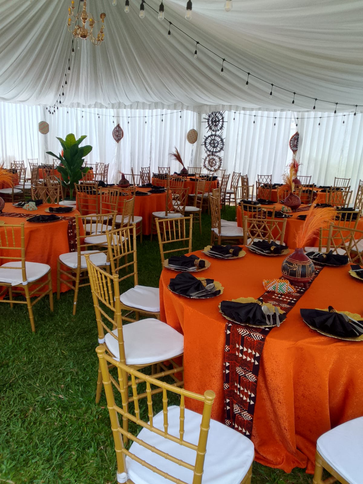 Terracotta Banquet Setup