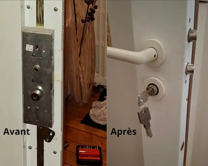 Ouverture de porte rapide