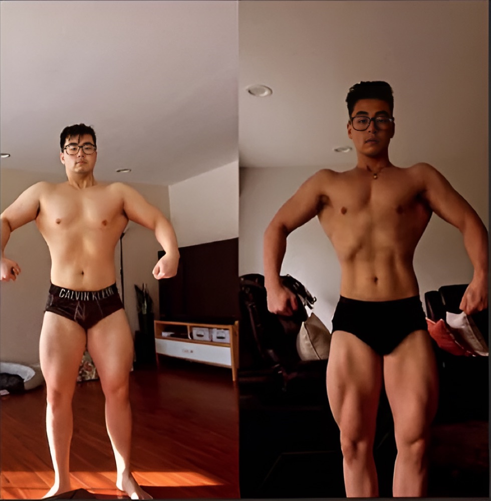 Client before and after