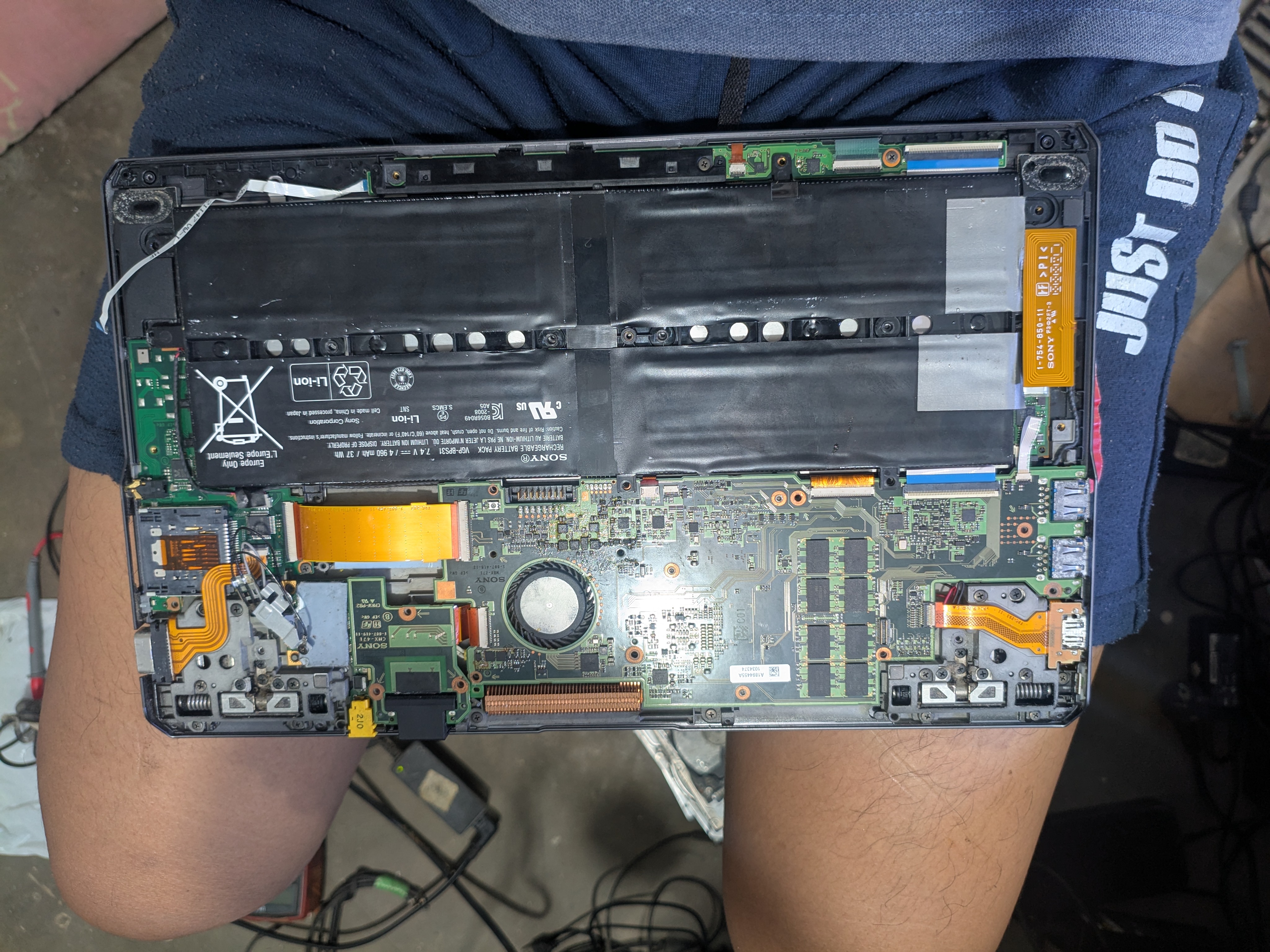 Logic Board & Baterai Sony VAIO Ultrabook