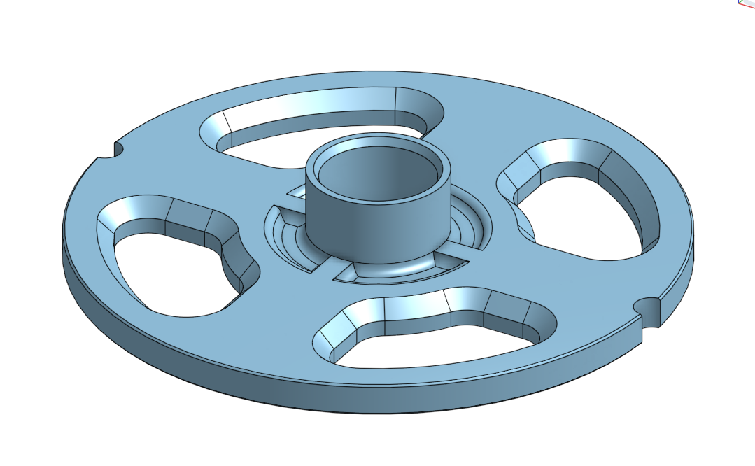 A 3D Model of a router guide