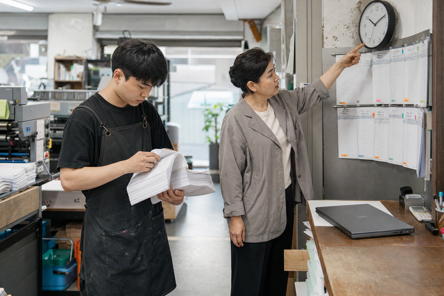Codex 작업 남은 입력 작업과 Codex 사용량 초기화 시각을 함께 확인하는 작업자들