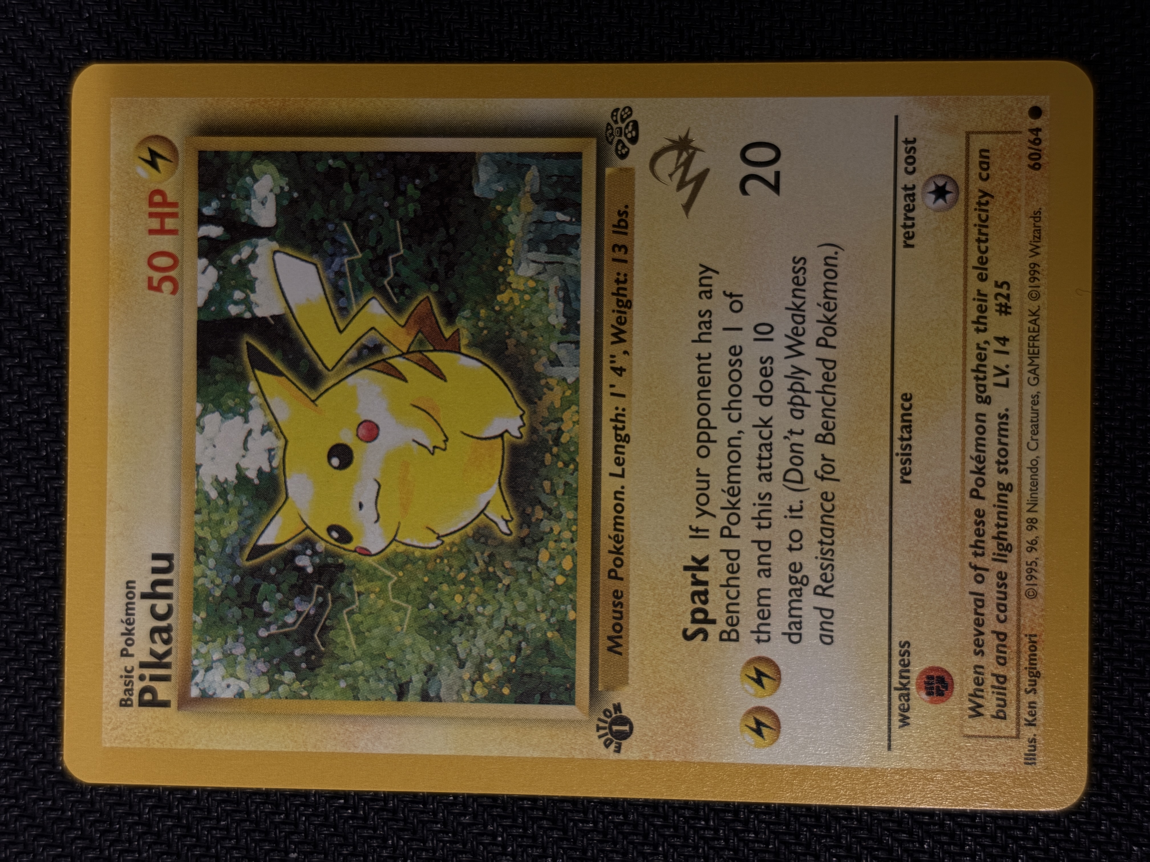 Pikachu WoTC Stamp  from Jungle WoTC Stamped