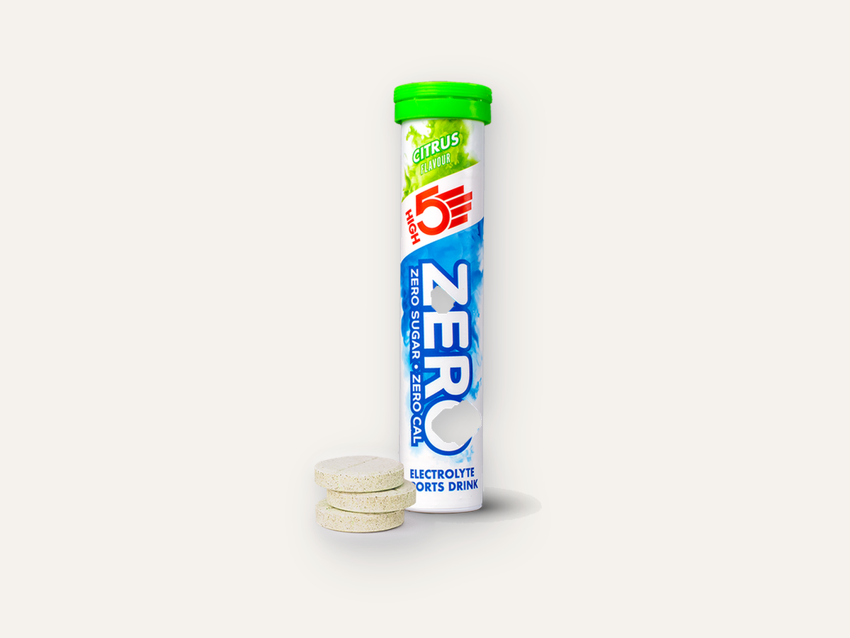 Tube of HIGH5 ZERO electrolyte tablets