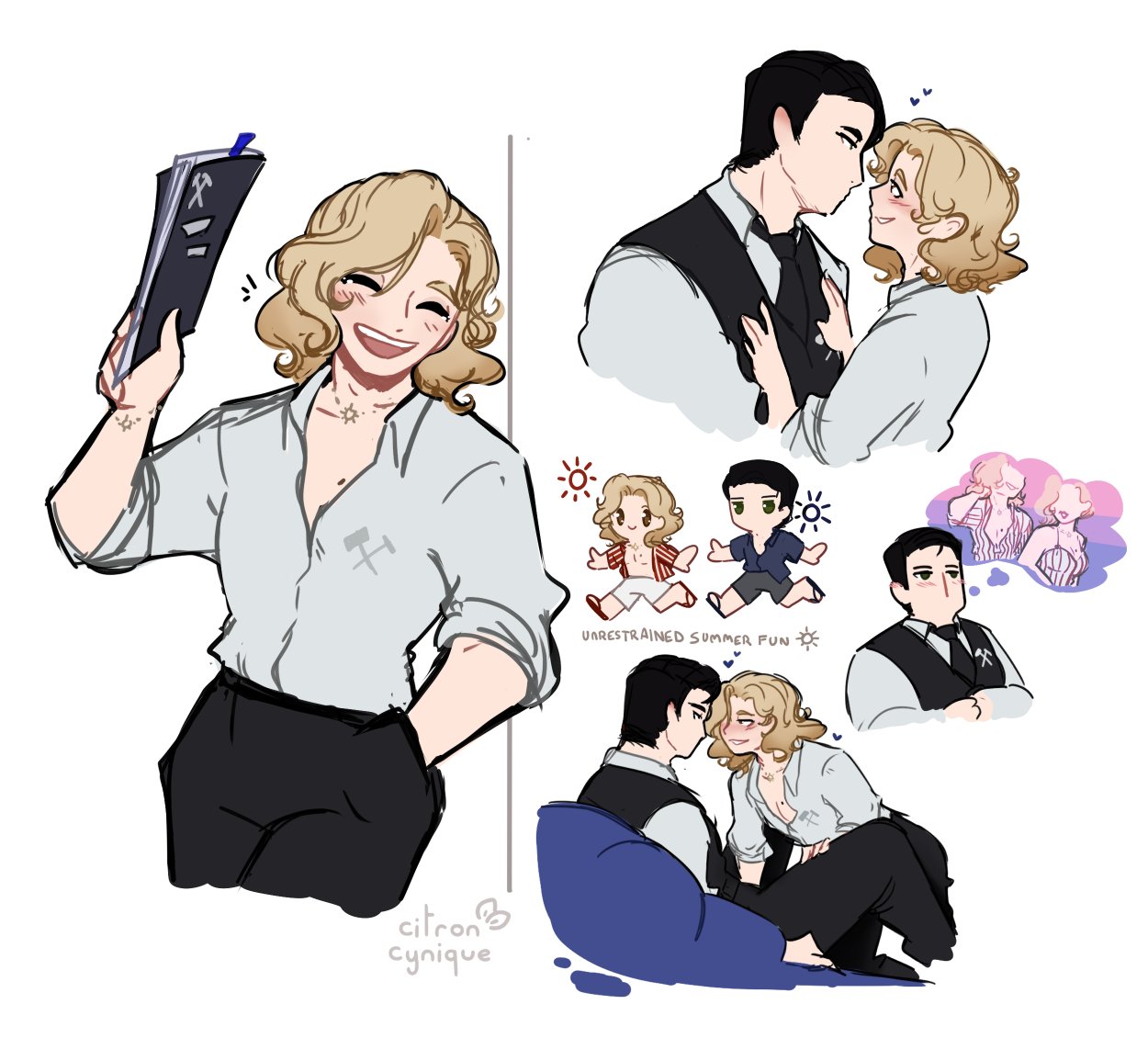 Art made by citroncynique on twitter