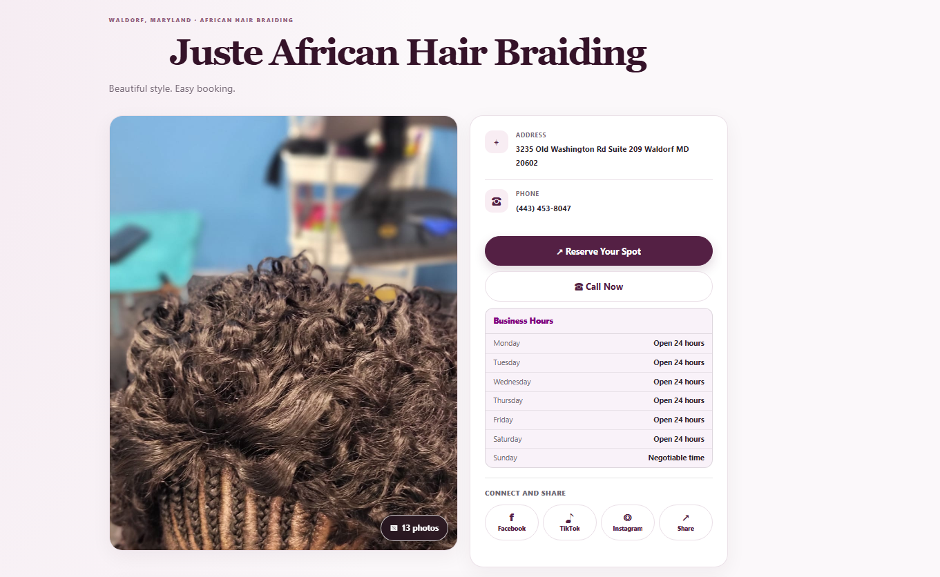 Website Mockup