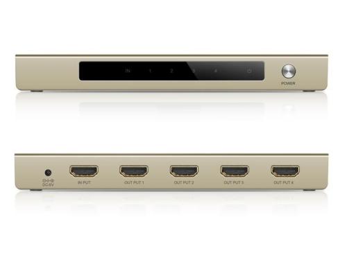 Bộ chia HDMI 1 vào 4 ra hỗ trợ 4K*2k, HDMI 1.4V, 3D vỏ hợp kim Ugreen 40277