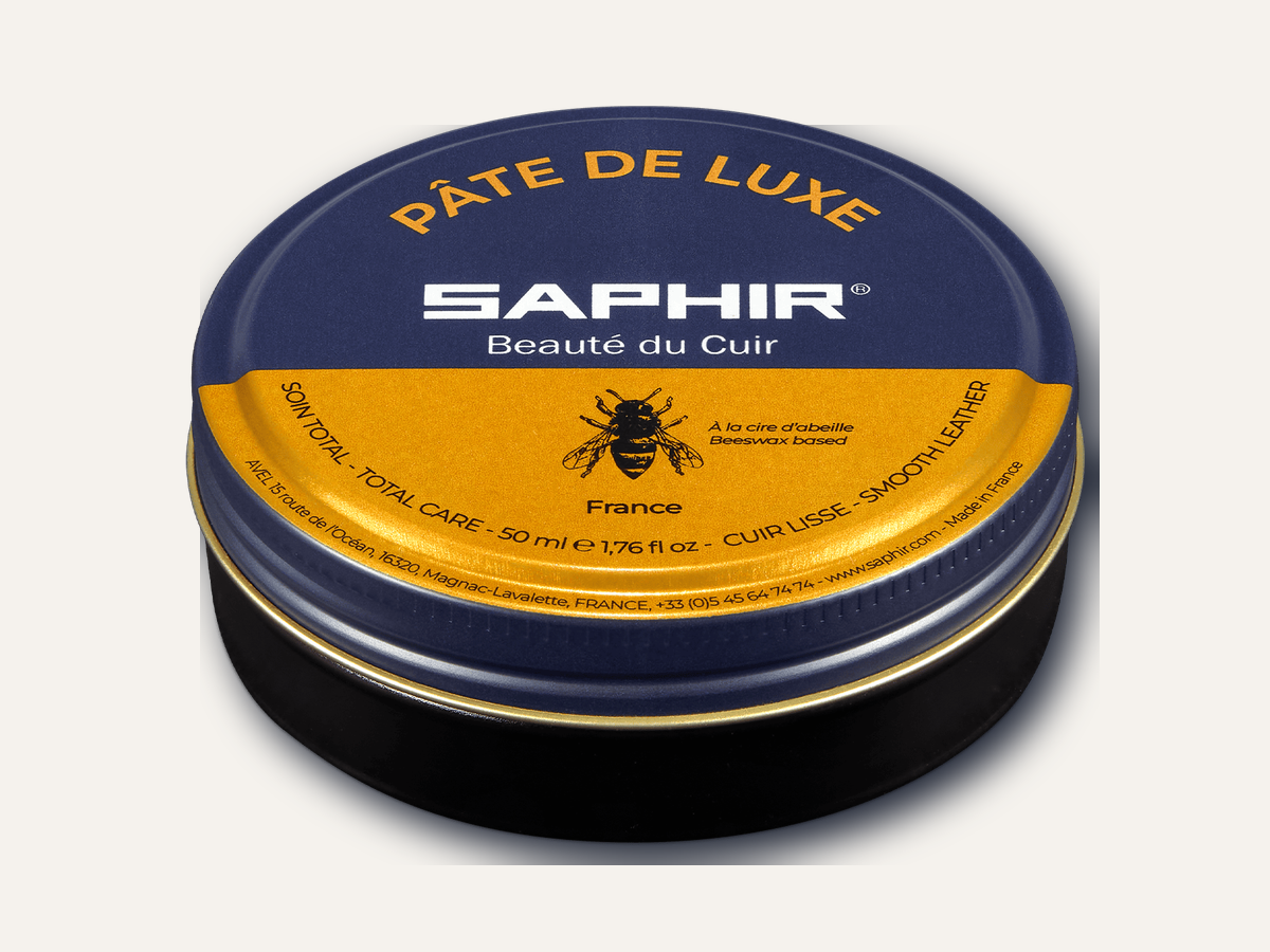 Saphir Pate de Luxe wax polish tin