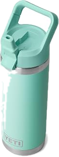 YETI Rambler 18 ounce water bottle with straw cap