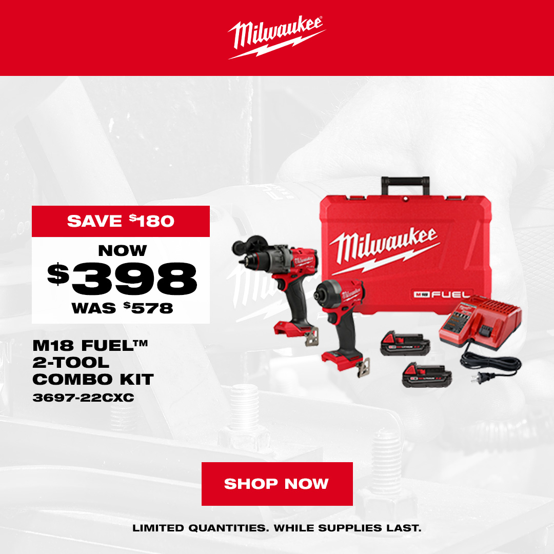Milwaukee 3697-22CXC - M18 FUEL 2-Tool Combo Kit - Special Offer