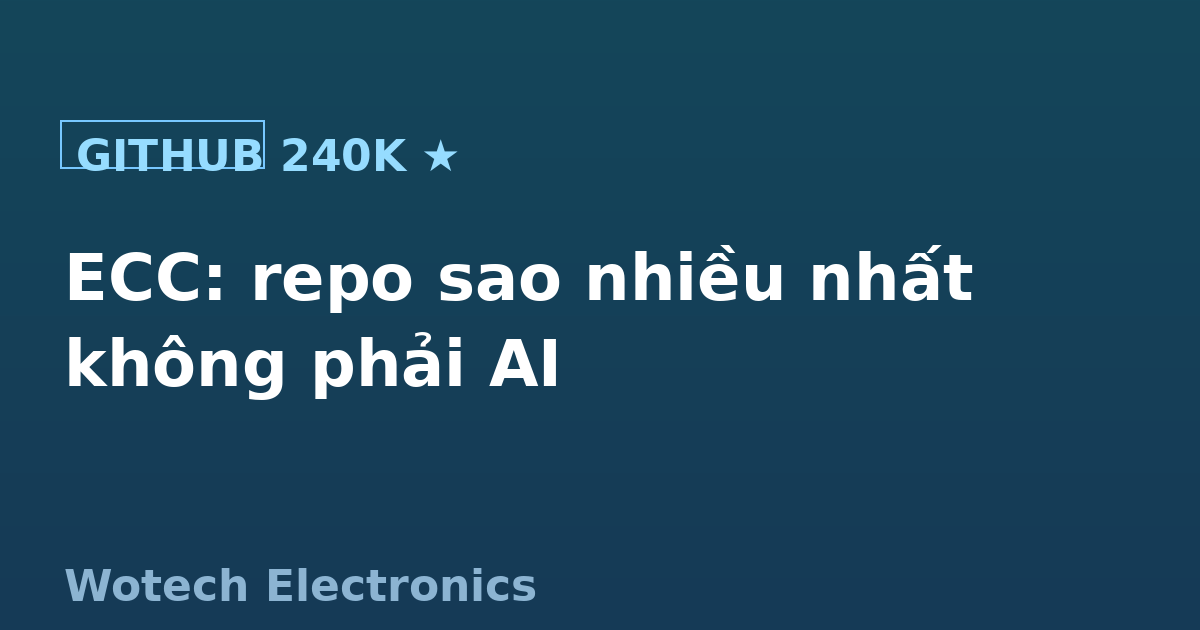 A 240-Thousand-Star GitHub Repo That Isn't an AI Model: What Is ECC?